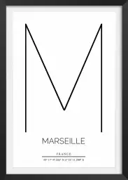 M marseille - poster ville