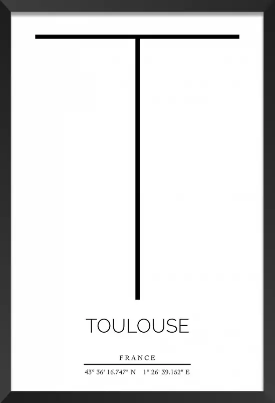 T toulouse - poster ville