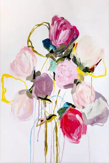 Bouquet bloom serie 0709 - tableau peinture fleurs