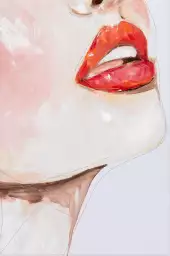 Lips - tableau portrait de femme