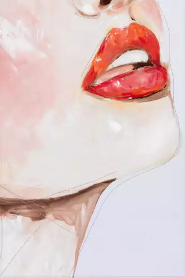 Lips - tableau portrait de femme