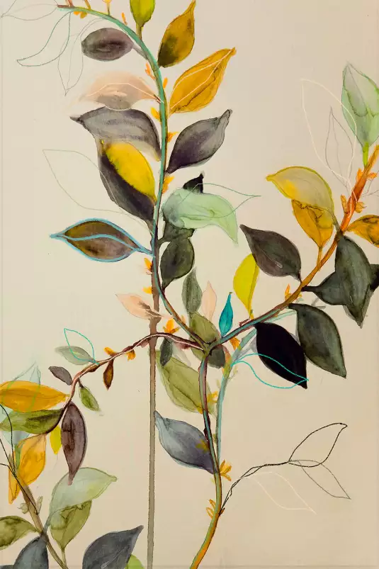 Willow m20 - tableau peinture fleurs