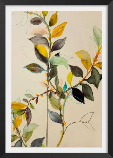 Willow m20 - tableau peinture fleurs