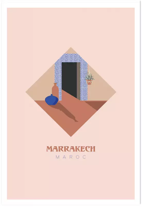 Marrakech Maroc - tableau oriental
