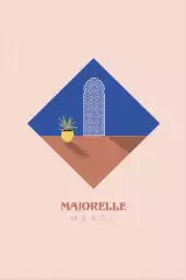 Majorelle Maroc - tableau oriental