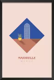 Majorelle Maroc - tableau oriental