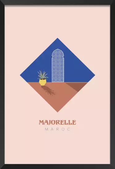 Majorelle Maroc - tableau oriental