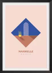 Majorelle Maroc - tableau oriental