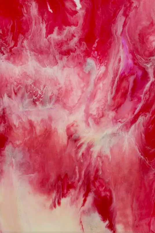 Vanille fraise - tableau art abstrait