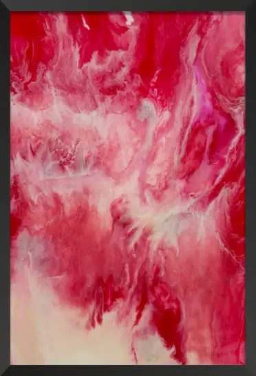 Vanille fraise - tableau art abstrait