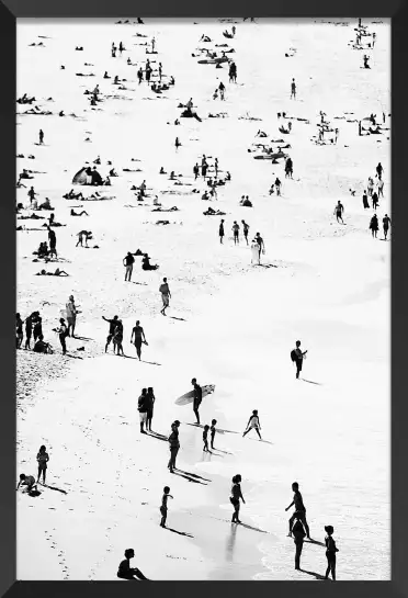 Plages californiennes - poster mer