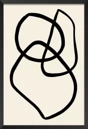 Line art bold II - tableau minimaliste