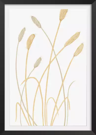 Scandi blés 2 - poster line art