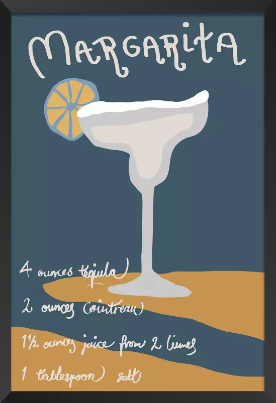 Pause margarita - poster cocktail