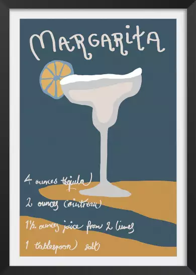 Pause margarita - poster cocktail