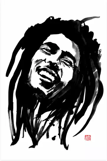 Bob Marley - affiche célébrité
