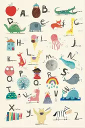 Alphabet enfant - poster enfant