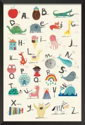 Alphabet enfant - poster enfant