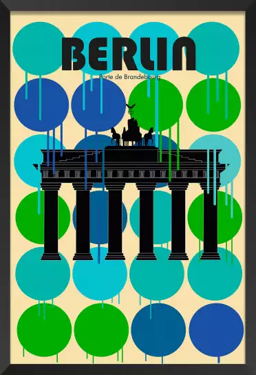 Berlin Brandenburger Tor - affiche ville