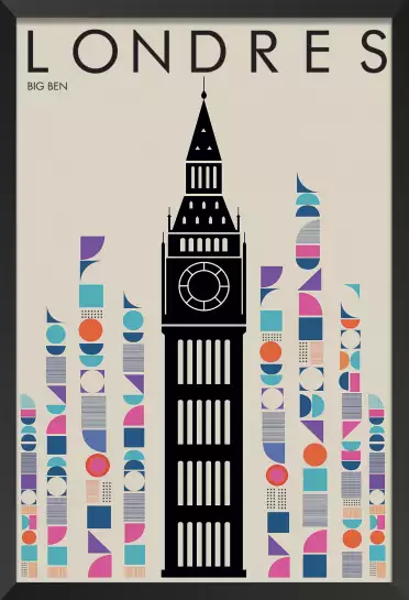 London Big ben retro - affiche ville