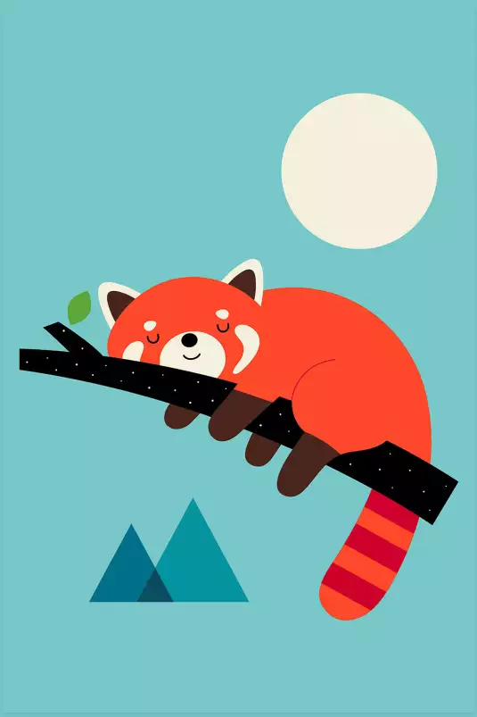 C'est l'heure de la sieste - poster enfant