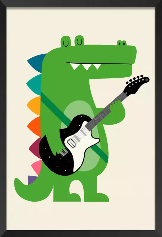 Rock croco - poster enfant