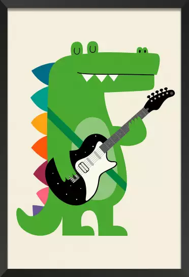 Rock croco - poster enfant