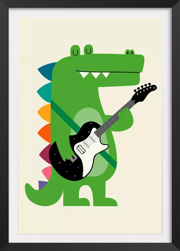 Rock croco - poster enfant