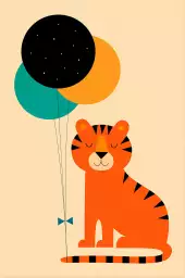 Circus tiger - poster enfant