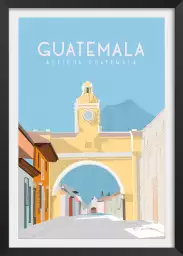 Antigua Guatemala - affiche villes du monde