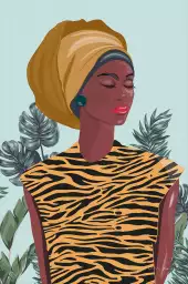 Jamaican girl - tableau contemporain