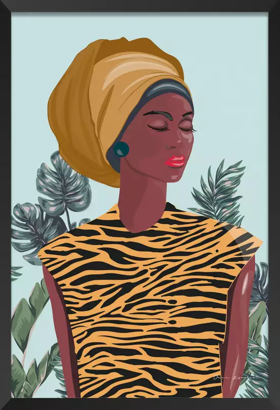 Jamaican girl - tableau contemporain