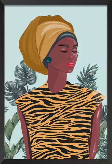 Jamaican girl - tableau contemporain