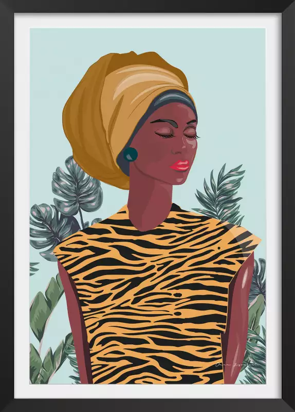 Jamaican girl - tableau contemporain