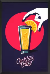 Cocktail party - poster cocktail