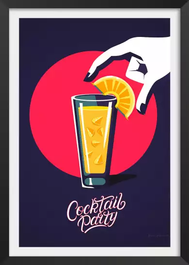 Cocktail party - poster cocktail