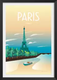 Voyage à paris - affiche paris