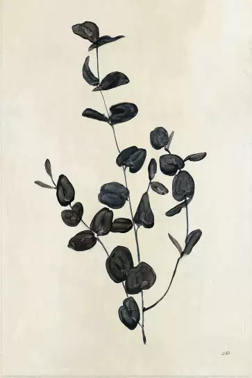 Black magic - tableau fleur