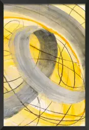 Yellow signal - tableau art moderne