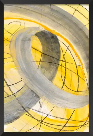 Yellow signal - tableau art moderne