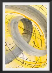 Yellow signal - tableau art moderne