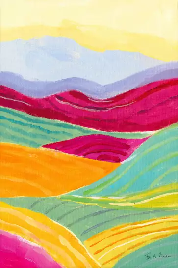 Color colline - tableau art moderne