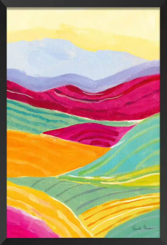 Color colline - tableau art moderne