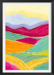 Color colline - tableau art moderne