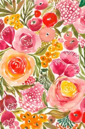 Pivoine - tableau peinture fleurs