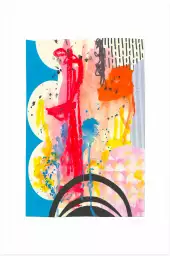 Couleurs en fusion - poster art abstrait