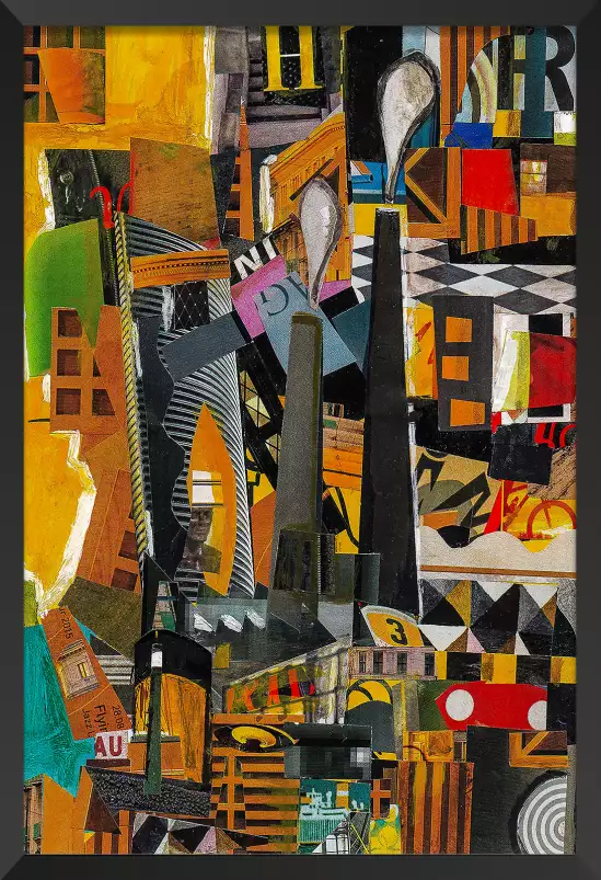 Urbain cityscape - tableau abstrait