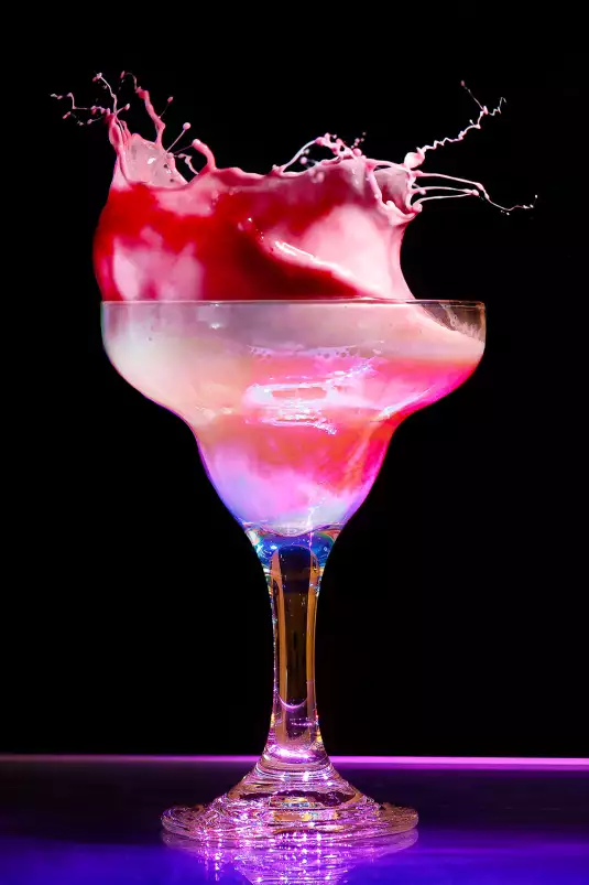 Cocktail rose - poster cocktail