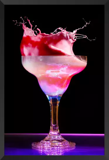 Cocktail rose - poster cocktail