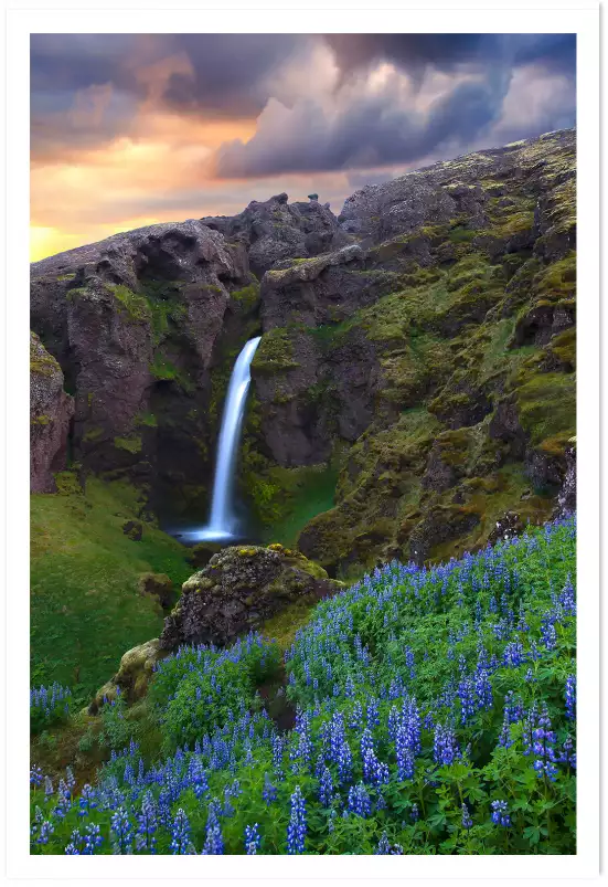 Voyage en Islande - poster paysage nature